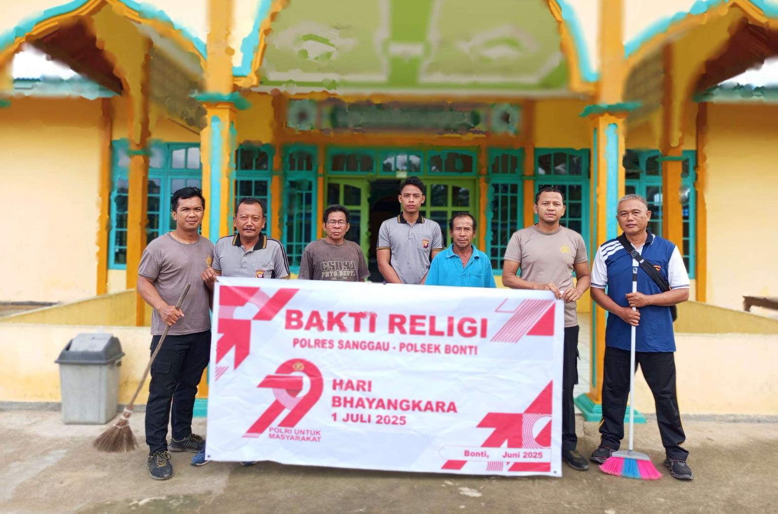 Polsek Bonti Gelar Bakti Religi, Wujud Kepedulian Polri Sambut Hari Bhayangkara Ke-79