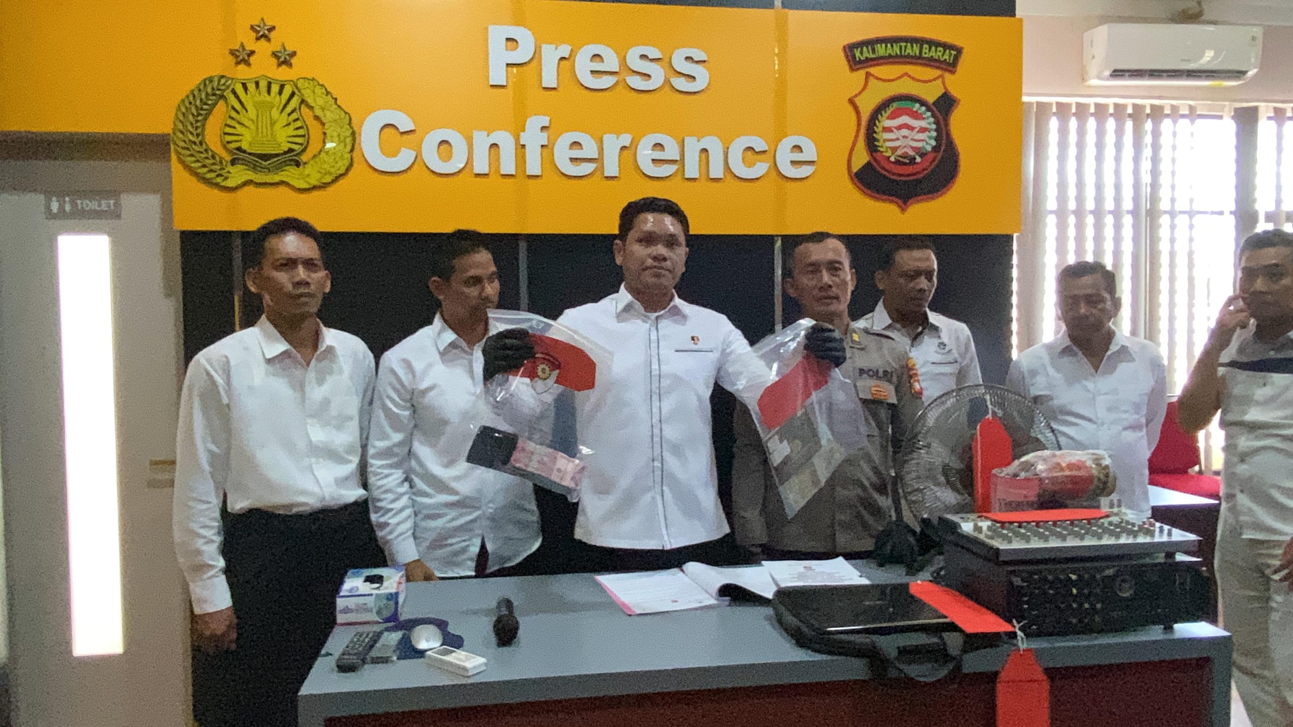 Sat Reskrim Polres Singkawang Paparkan Hasil Pengungkapan Kasus Selama Bulan Februari–Maret 2026