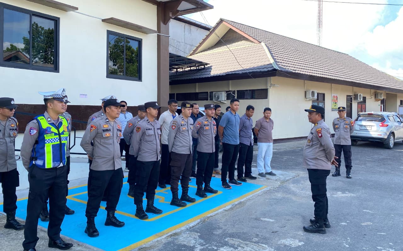 Regu Siaga Polres Sekadau Perkuat Pengamanan Paskah 2026