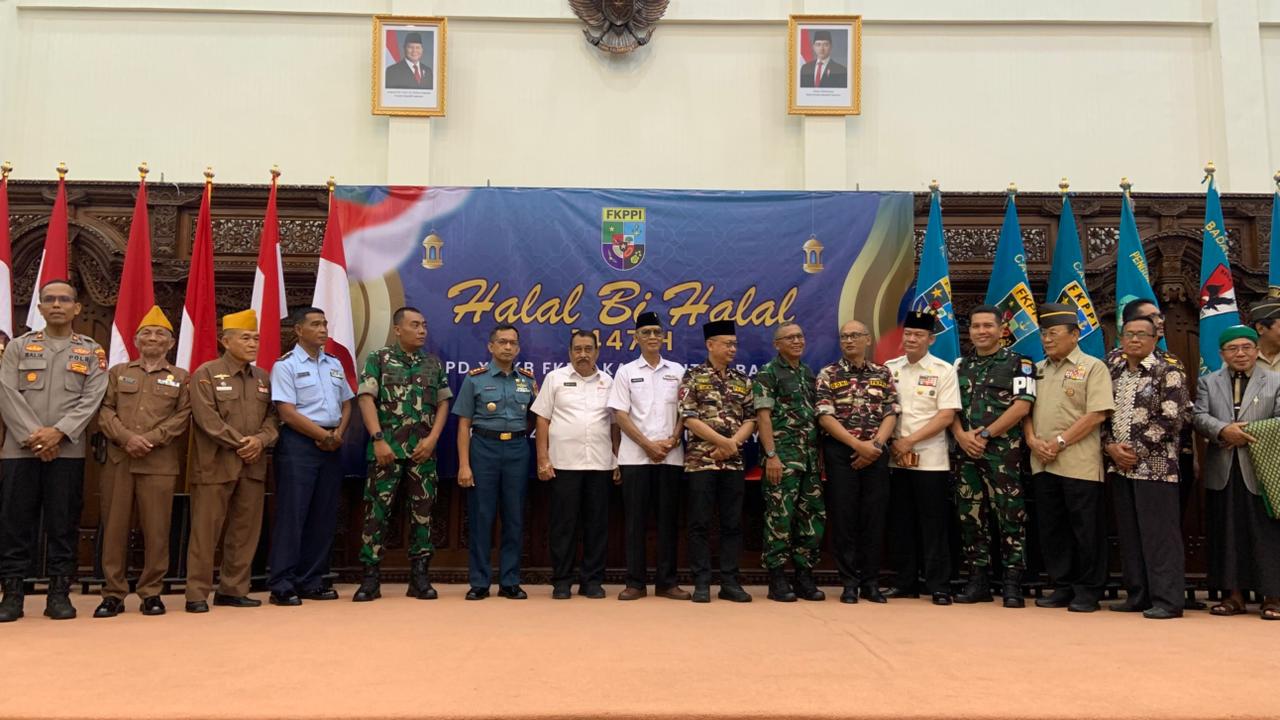 Pererat Silaturahmi, Polda Kalbar Hadiri Halalbihalal KB FKPPI Kalbar di Pontianak