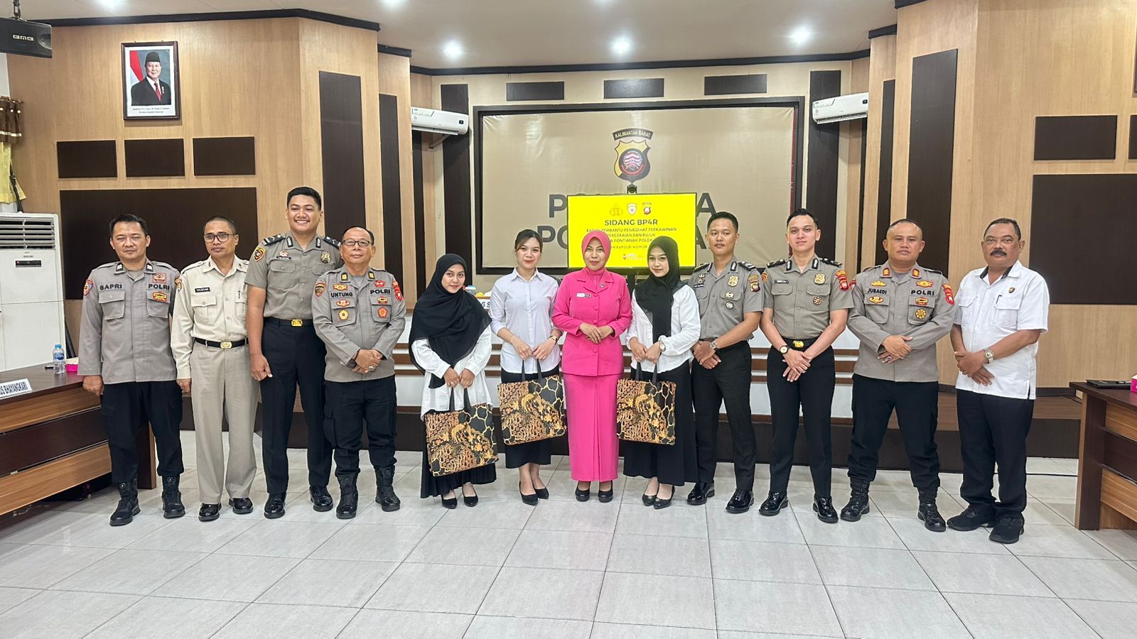 Bagsdm Polresta Pontianak gelar siding BP4R personil Polresta Pontianak