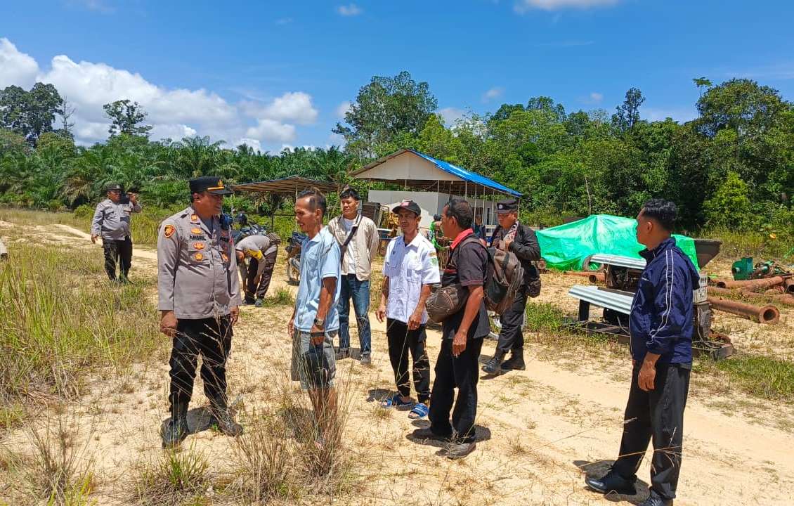 Polsek Mukok Tegaskan Kabar PETI di Desa Inggis Hoaks Setelah Pengecekan Langsung