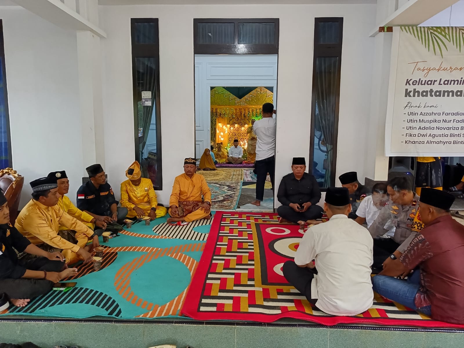Polsek Benua Kayong Laksanakan Pengamanan Acara Halal Bihalal Pamgeran Mangkunegara Kerajaan Matan Tanjungpura