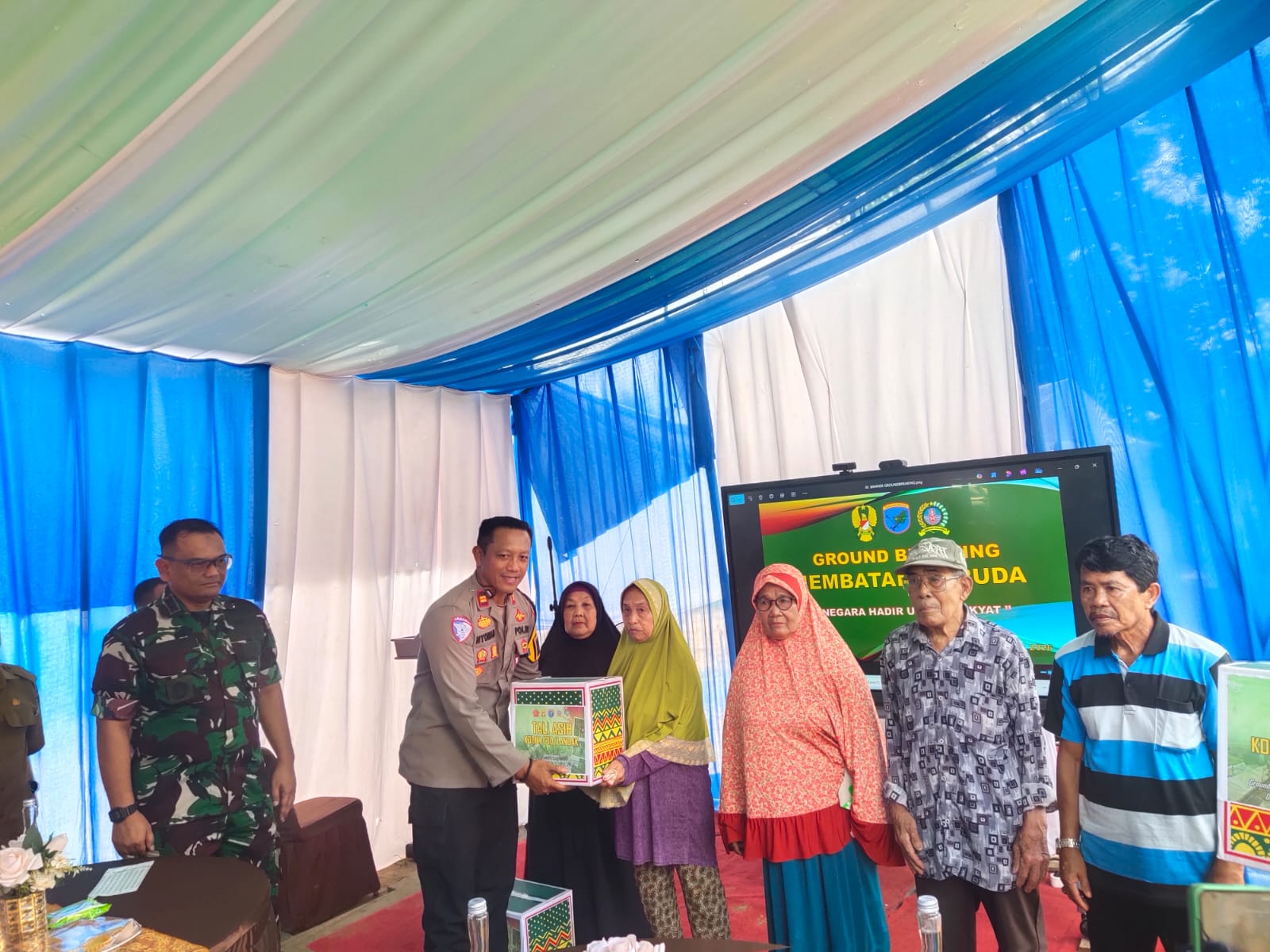 Peletakan Batu Pertama Pembangunan Jembatan Perintis Garuda