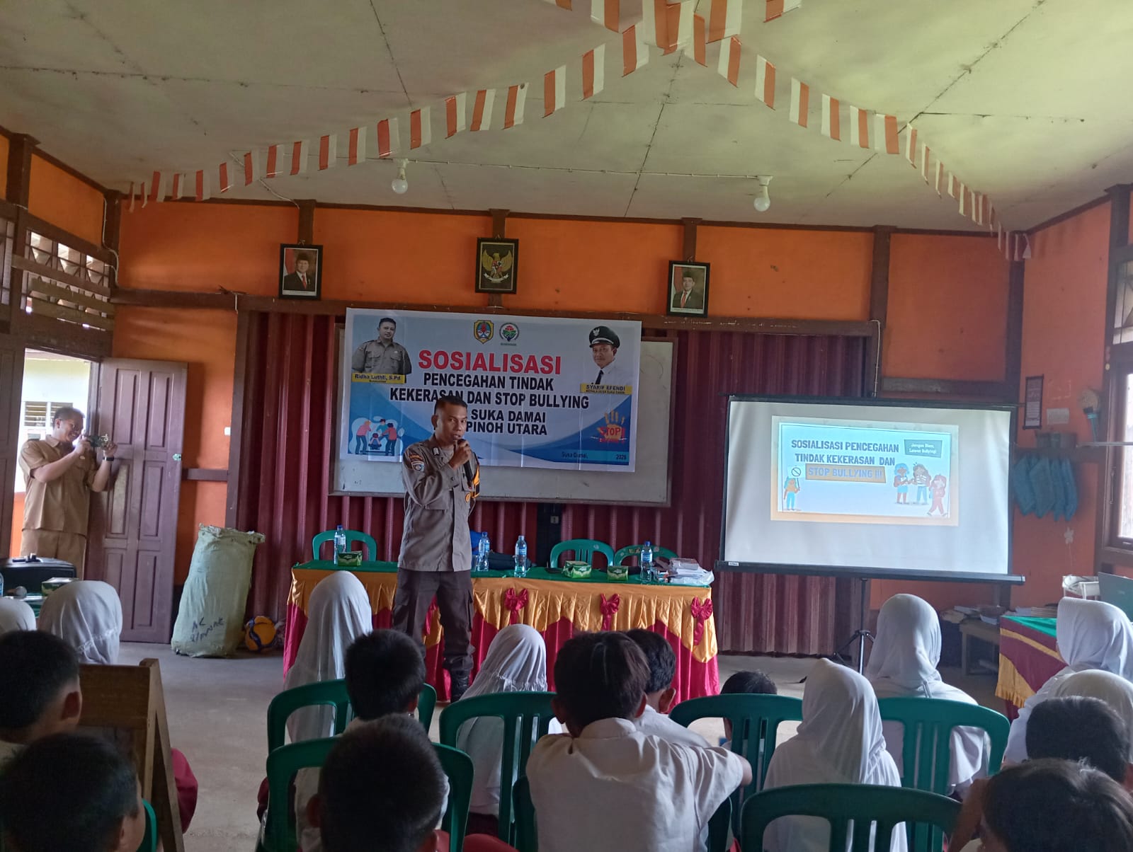 Sosialisasi Pencegahan Kekerasan dan Stop Bullying Digelar di SDN 04 Nyatang I