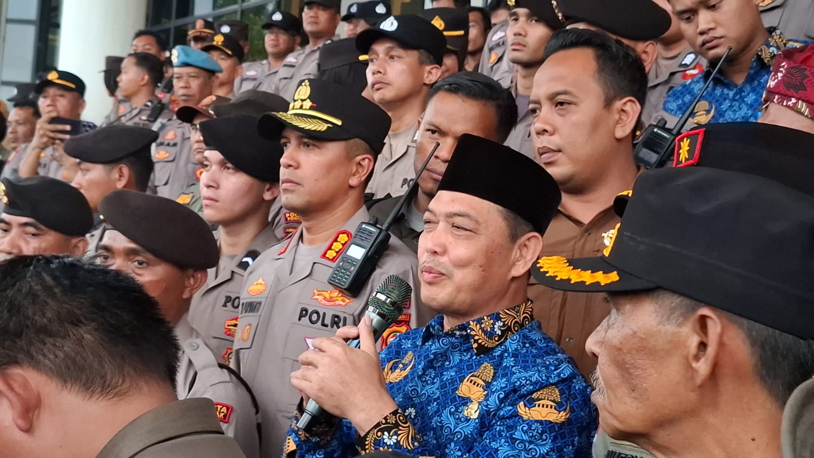 Polresta Pontianak Amankan Aksi Unjuk Rasa Aliansi Mahasiswa “Kalbar Darurat”