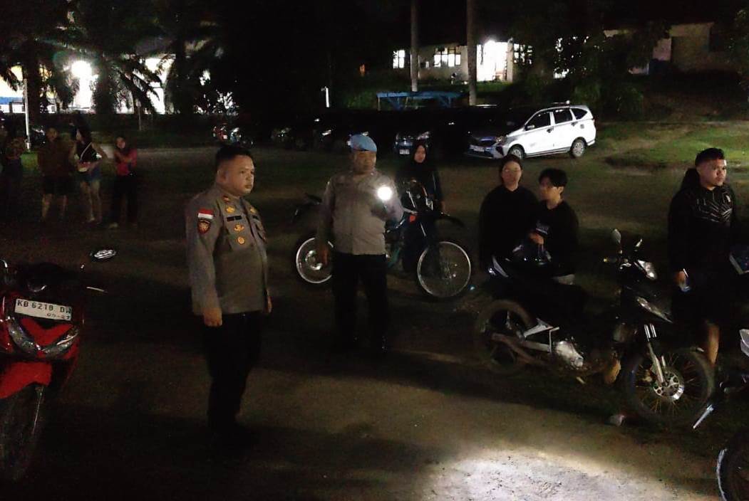 Jaga Ketertiban Malam Hari, 15 Motor Berknalpot Brong Ditindak Polsek Kembayan