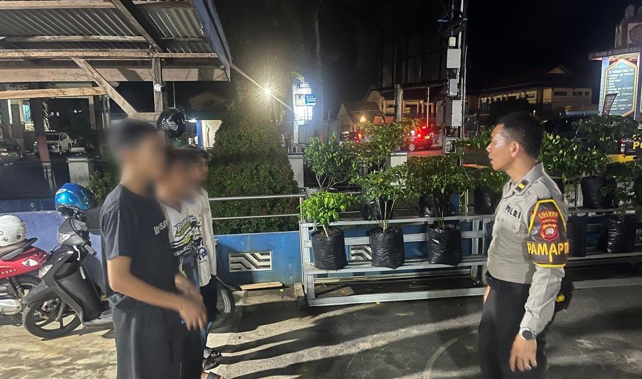 Pamapta Polres Sekadau Bubarkan Balap Liar di Kawasan Pemda, Tiga Pelajar Diamankan
