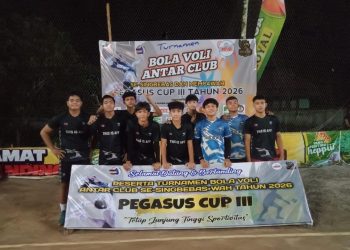 Polsek Singkawang Utara Lakukan Pengamanan Kejuaraan Bola Volly Pegasus Cup III, Pertandingan Berlangsung Kondusif