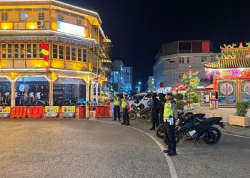 Antisipasi Balap Liar dan Kenakalan Remaja, Polres Singkawang Perkuat Patroli Malam