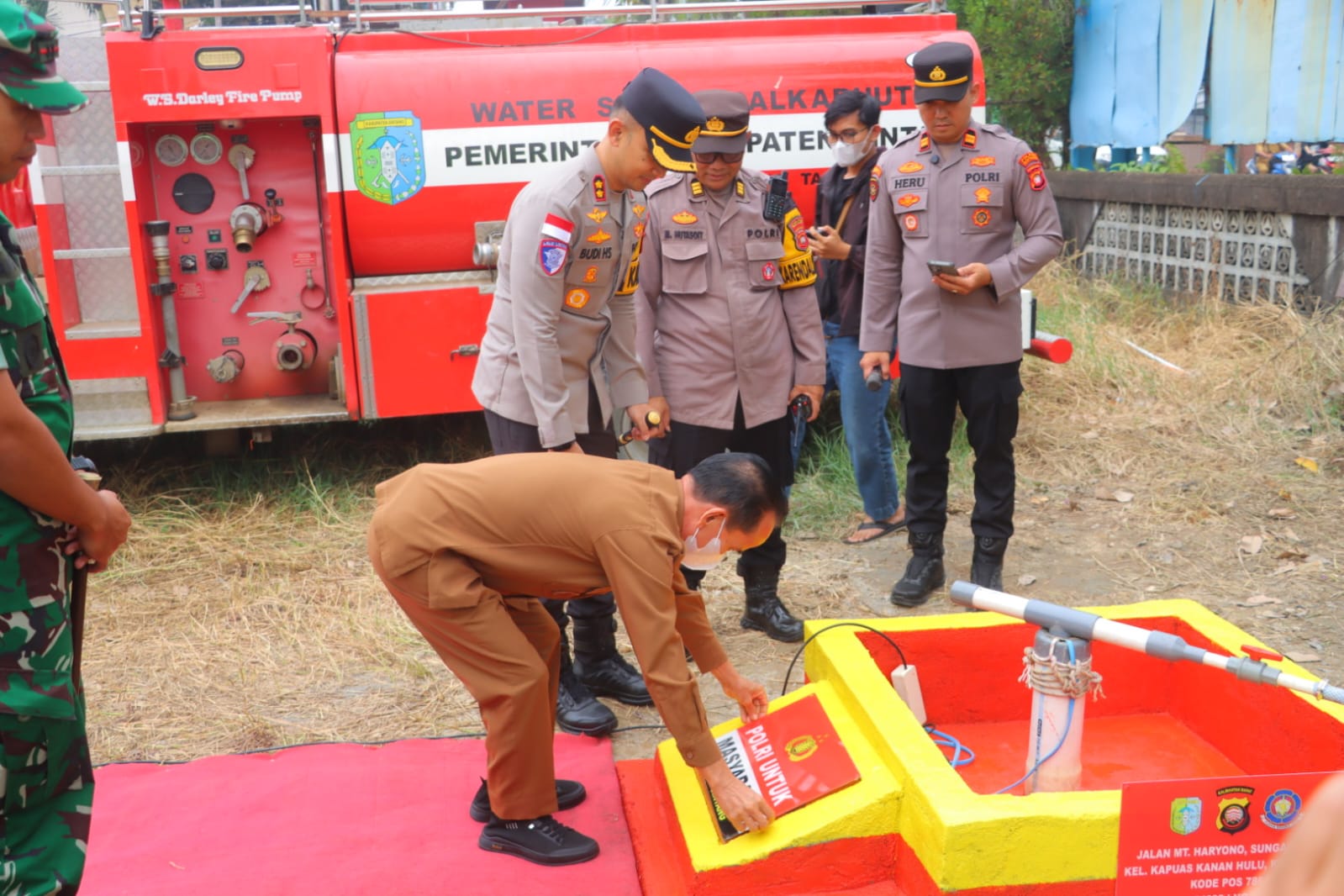 Polda Kalbar Terus Tambah dan Perkuat Sumur Bor untuk Antisipasi Karhutla