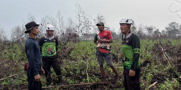 Pastikan Wilayah Bebas Asap, Tim Ops Aman Nusa Polda Kalbar Verifikasi 6 Titik Potensi Karhutla di Kubu Raya