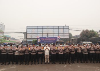 Polres Ketapang Memberangkatkan 300 Personel BKO gelombang ketiga, Perkuat Penanggulangan Karhutla