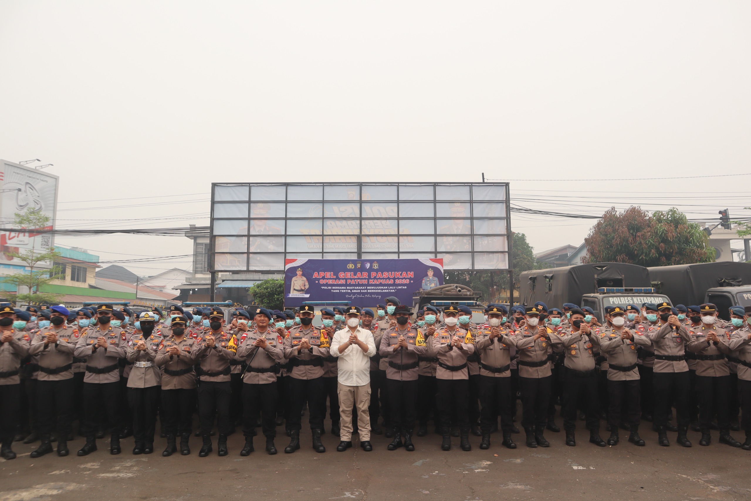 Polres Ketapang Memberangkatkan 300 Personel BKO gelombang ketiga, Perkuat Penanggulangan Karhutla