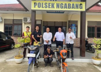 Gerak Cepat Unit Reskeim Polsek Ngabang! Kurang dari 1×24 Jam, Terduga Pelaku Curanmor di Landak Berhasil Diamankan