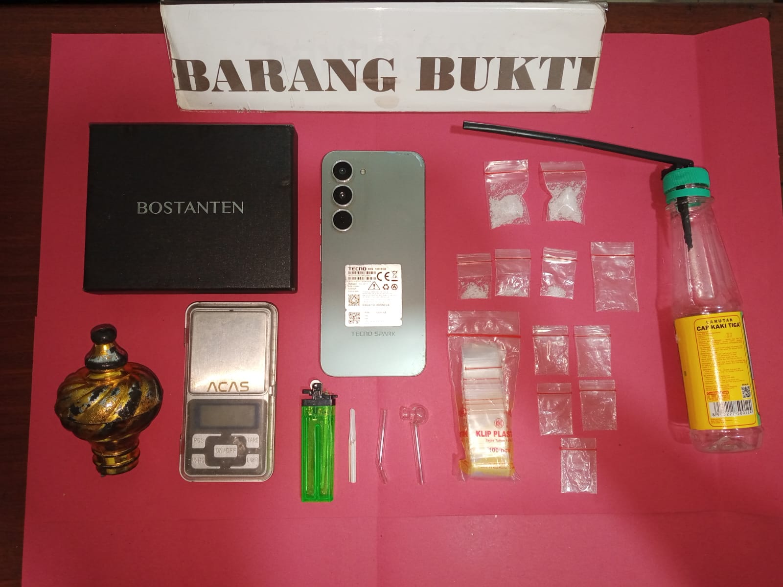 BANDAR SHABU DI TUNANG MEMPAWAH HULU DI RINGKUS POLISI